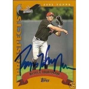  Royce Huffman Signed Houston Astros 2002 Topps Card 