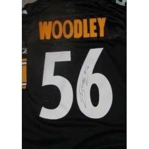LaMarr Woodley Autographed Jersey   2009 signing   Autographed NFL 