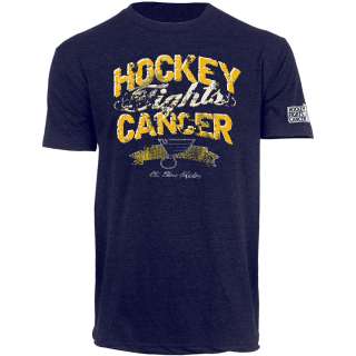 Old Time Hockey St. Louis Blues 2011 NHL Hockey Fights Cancer T shirt 