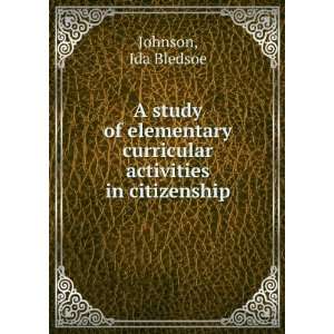   curricular activities in citizenship Ida Bledsoe Johnson Books