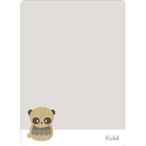  Woodblock Panda Personal Stationery Health & Personal 