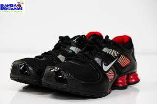   Shox Turbo 11 BS Running Shoes Black All Star Red PE 5.5Y Womens sz 7