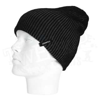 New 2012 Oneill Two Tone Winter Beanie   Black Out  