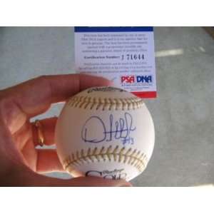  Orlando Hudson Autographed Baseball   Psa dna Sports 