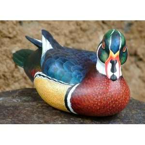  Wood statuette, Carolina Wood Duck