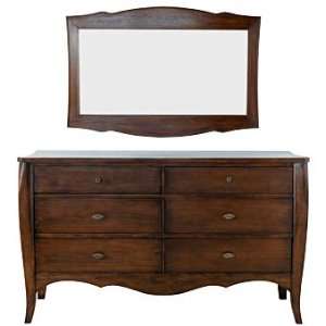  Crawford Wood Trimmed Upholstered Bedroom Furniture Set 
