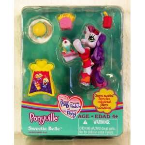   Pony Ponyville Serve Snacks with Sweetie Belle Figurine Toys & Games