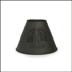  Size D Tin Clip On Lamp Shade Punched Willow Design