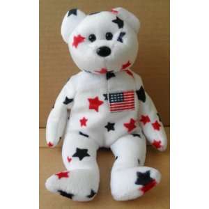  TY Beanie Babies Glory Bear Stuffed Animal Plush Toy   8 1 