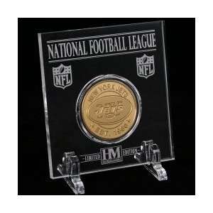  New York Jets 24kt Gold Game Coin
