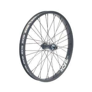 eclat Bondi Straight Wall Front BMX Wheel, Black 20 x 1.75 
