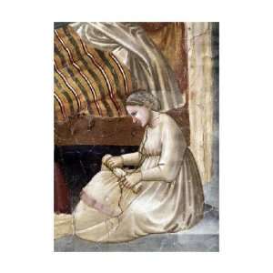  Amrogio Bondone Giotto   Birth Of The VIrgin   Detail 