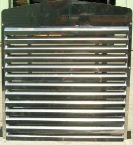 STAINLESS 4 LOUVERED GRILL KENWORTH W900L K 2090  