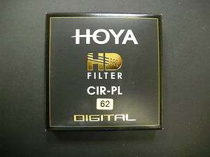 Hoya 62mm Circular Polarizing HD High Density Digital Glass Filter 