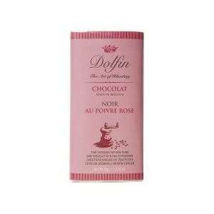 Dolfin Chocolate with Rose Pepper Corn Bar 70g   Pack of 6  