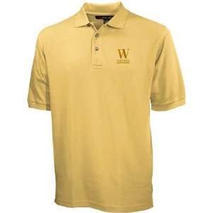  Wofford Terriers Gold Pique Polo