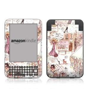 Happy Design Protective Decal Skin Sticker for  Kindle Keyboard 