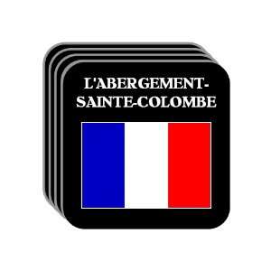 France   LABERGEMENT SAINTE COLOMBE Set of 4 Mini Mousepad Coasters