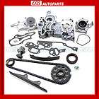 TOYOTA 2.4L 22RE 22R TIMING COVER CHAIN KIT(2 Heavy Duty Rails)+OIL 