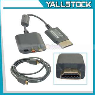 New HDMI Cable Kit for Microsoft XBOX 360 XBOX 360 Cabl  