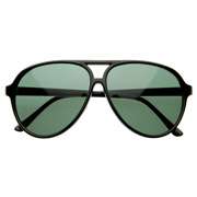   Classic Tear Drop Plastic Aviator Sunglasses 2340 + Free Pouch  