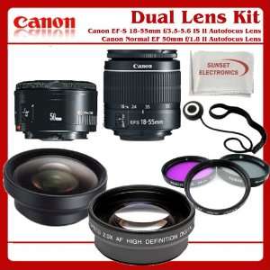 Lens, Canon Normal EF 50mm f/1.8 II Autofocus Lens, Telephoto Lens 
