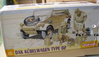 Dragon WWII German Dak Kubelwagen Type 82 1/6 Model Kit  