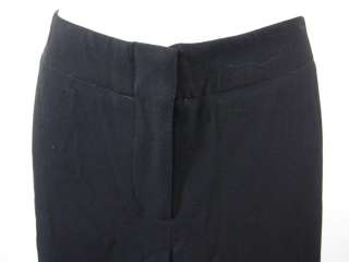 NWT GRAYSON Black Wool Straight Slacks Pants Sz 6 $242  