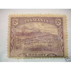  TASMANIA SCOTT # 104 UNUSED HINGED 