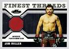 JIM MILLER UFC FIGHTER 2011 UFC FINEST THREADS GAME WOR