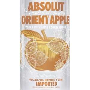Absolut Vodka Orient Apple 1 Liter