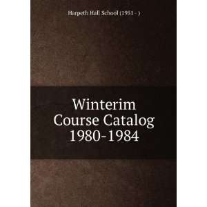  Winterim Course Catalog 1980 1984 Harpeth Hall School 