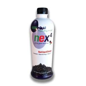Acai Roots nex4 Acai Liquid Energy Concentrate, 32 Ounce Bottle 