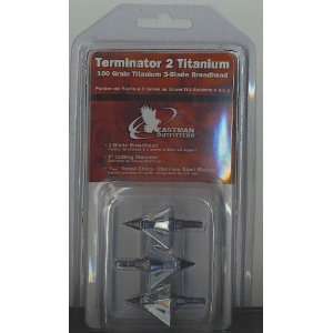   Terminator 2 Titanium 100 Grain 3 Blade Broadhead