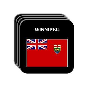 Manitoba   WINNIPEG Set of 4 Mini Mousepad Coasters