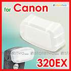 Flash Diffuser for Canon 320EX White Soft Flash Box Cover
