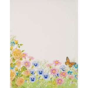  Hot Off The Press   Vellum Field of Flowers Arts, Crafts 