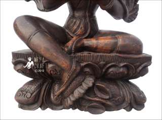 Handcrafted Tara Wooden Statue Newar Arts WTR 02  