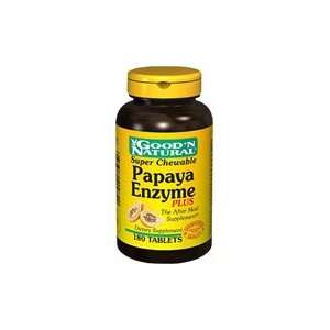  Super Papaya Enzyme Plus   180 chewable tabs Health 