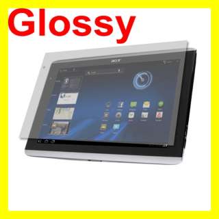2X Glossy Clear Screen Protector for ACER ICONIA TAB A500  