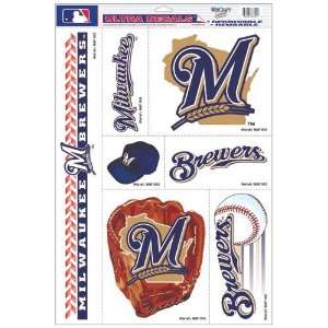   Brewers Decal Sheet Car Window Stickers Cling