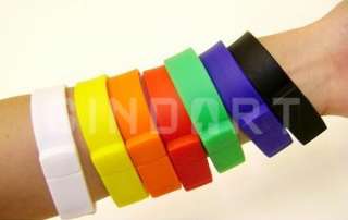 Bracelet Wristband High Speed 2GB USB Flash Drive Red  