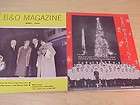 TWO B&O Magazine 1960 Pat Nixon & Christmas Issues WOW