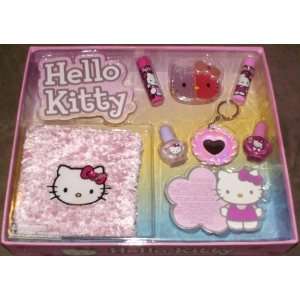   Super Deluxe Hello Kitty Cosmetic Set with Cosmetic Bag Toys & Games