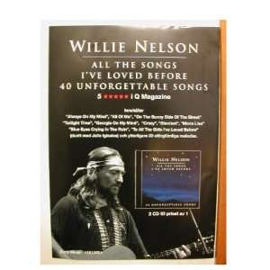Willie Nelson Swedish Poster