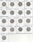 Complete Set of Barber quarters Less 3 71 Diff. Dates  