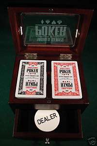World Series of Poker 2 decks KEM playing cards & case  