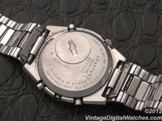 1980s VTG Rare Retro Citizen Digi Ana Digital LCD Quartz Watch Clock 