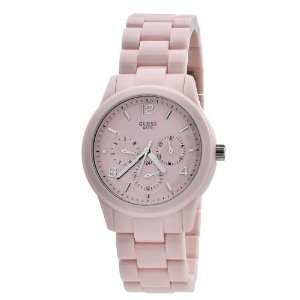   Round Plastic Case, Pink Dial, Japenes Quartz Movement Watch Watches