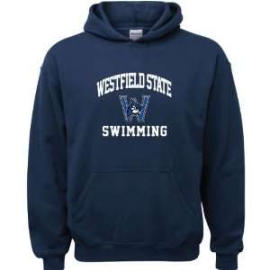   Owls Navy Youth Swimming Arch Hooded Sweatshirt